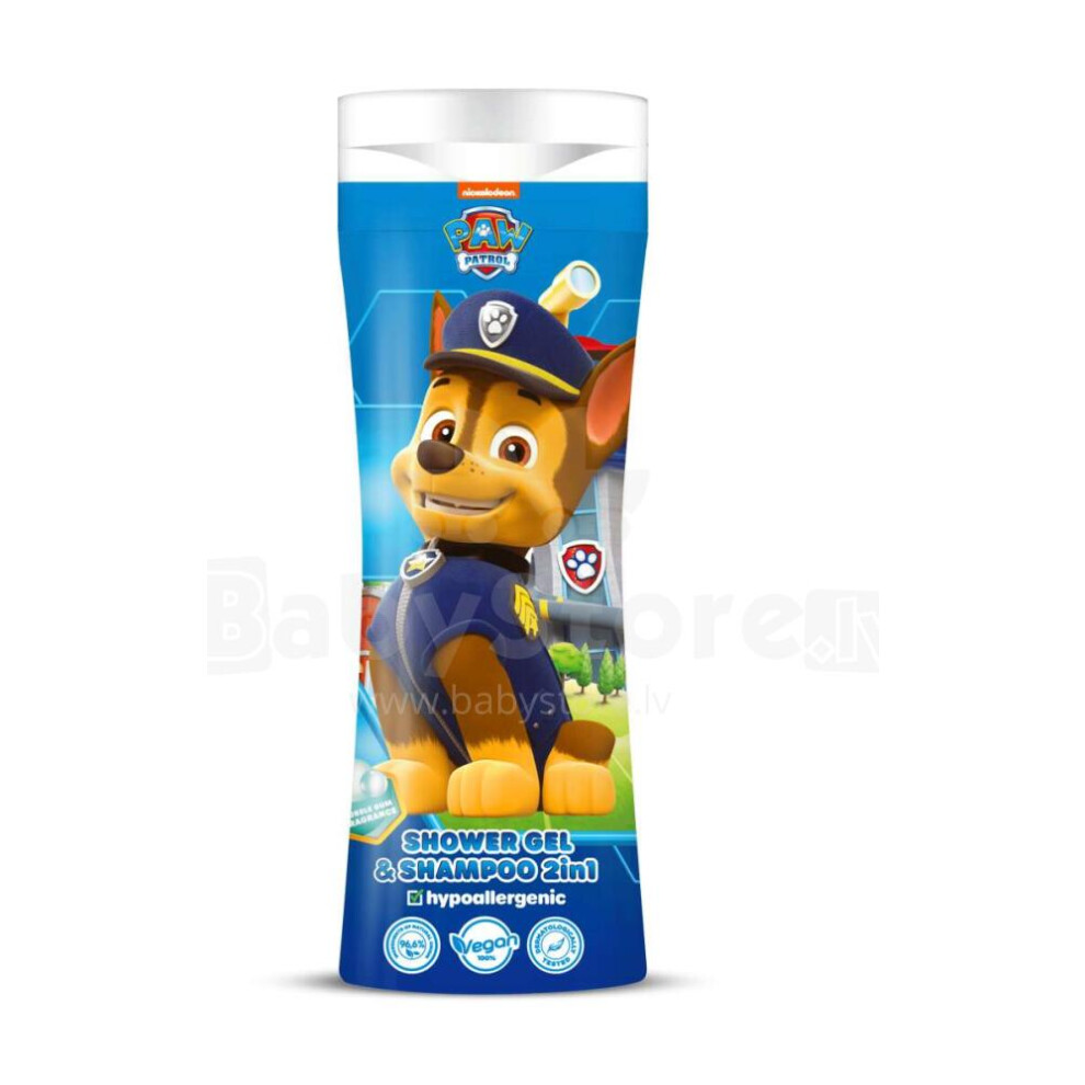 Paw Patrol 211339 Shampoo & Shower Bubblegum 300Ml Nickelodeon