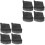 8 Pcs Ladder Foot Cover Component Protector Rubber 2