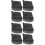 8 Pcs Ladder Foot Cover Component Protector Rubber 4