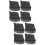 8 Pcs Ladder Foot Cover Component Protector Rubber 6