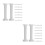 32Pcs Small Roman Column Figurines White Plastic for DIY Micro Scenes 5