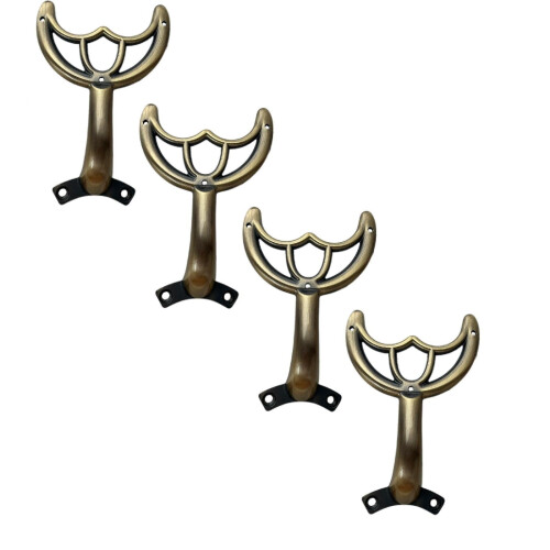 Set van 4 plafondventilatorarmen en montagebeugels 1