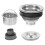 5Sets Durable Stainless Steel Sink Stopper Kitchen Drain Strainer 3