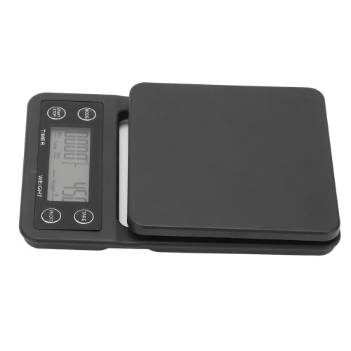 High Quality Construction Digital Kitchen Scale Anti Slip Timer Function LCD Display Multi Function Precision Measurement Slim Design Easy To Read 2