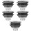 5Sets Durable Stainless Steel Sink Stopper Kitchen Drain Strainer 7