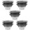 5Sets Durable Stainless Steel Sink Stopper Kitchen Drain Strainer 8