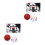2Sets Hängender Kinder Basketballkorb Bunt Robust Indoor 5