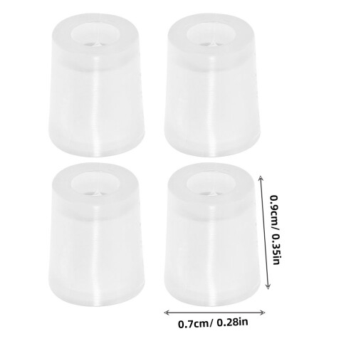 300Pcs Home Use Syringe Adapter for Liquid Dispensing Transparent 1