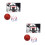 2Sets Hängender Kinder Basketballkorb Bunt Robust Indoor 7