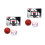 2Sets Hängender Kinder Basketballkorb Bunt Robust Indoor 8