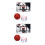 2Sets Hängender Kinder Basketballkorb Bunt Robust Indoor 9