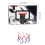2Sets Hängender Kinder Basketballkorb Bunt Robust Indoor 10