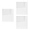 30Sets Durable White Water Soluble Embroidery Transfer Paper 8