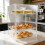 Acryl Backwaren Vitrine Mit Flexiblem 3-Stufigem Aufbau 9