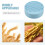 3Sets Compact Manual and Rice Grain Mill Tray Blue Plastic 7