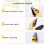 Pinless Moisture Meter Non Destructive Mold Detection Tool Fast Moisture Reader For Drywall Wood Concrete With Hold Function 6