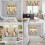 Easter Rabbit Kitchen Curtains and Valances Set Pink Yellow 7