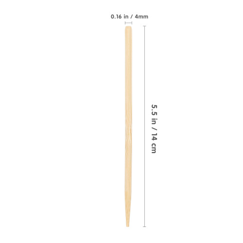 4Pcs Classic Wood Stylus Tools for Scratch Drawing Beige Color 1