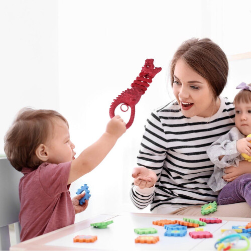 Ensemble de jouets pince télescopique dinosaure 2