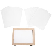 A5 Diy Wooden Paper Making Kit With Mold Deckle And Screens