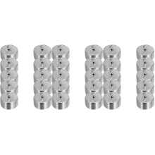 3Sets Portable Metal Hook Weight Set Silver for Physics Teaching Lab