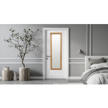 132cm x 40.5cm Overdoor Mirror Full Length for Bath/Bedroom Lrge Vintage Oak Eff
