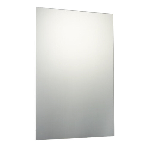 60 x 90cm Plain Rectangle Frameless Glass Mirror, No Fittings Included
