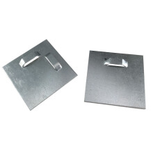 Wall Hanging Fixing Hardware For Unframed Mirror - Metal Adhesive Plate Wall Kit