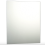 60 x 45cm Plain Rect. Mirror, Chrome Effect Metal Spring Loaded Wall Fix Clips 1