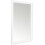 58 x 84cm Framed Mirror with Wall Hanging Fixings - White 1