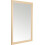 58 x 84cm Framed Mirror with Wall Hanging Fixings - Oak Effect 1