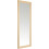 38 x 99cm Framed Mirror with Wall Hanging Fixings - Oak Effect 1