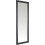38 x 99cm Framed Mirror with Wall Hanging Fixings - Black 1