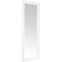 38 x 99cm Framed Mirror with Wall Hanging Fixings - White