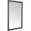 58 x 84cm Framed Mirror with Wall Hanging Fixings -  Black 1