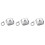 3Pcs Silver Clothes Hanging Rope Lightweight for Daily Use 4