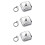 3Pcs Silver Clothes Hanging Rope Lightweight for Daily Use 6