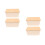 4Pcs Multi Color Plastic Storage Boxes with Bamboo Lid for Pantry Use 6