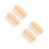 4Pcs Multi Color Plastic Storage Boxes with Bamboo Lid for Pantry Use 8