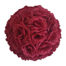 2026 Nieuwe collectie: Kunstbloemen van zijde in de vorm van een roos, kusbal voor tafelstukken, hangende bruidsboeketten en decoratie, verpakking