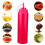 Sauce Dispensing Bottle Set, Color-Coded System for Kitchen Efficiency, Versatile Usage Across Culinary and Craft Applications, Soft Eco-Friendly 3