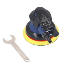Heavy Duty Pneumatic Palm Sander Dual Action Air Sander With Adjustable Speed For Fine Polishing Light Weight Low Vibration For Factory Assembly Line