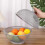 (blue) Fruit Fly Proof Fruit Bowl with Lid, Large Capacity Mesh Fruit Basket, Kitchen Fruit Storage Container for Freshness & Insect Protection 4