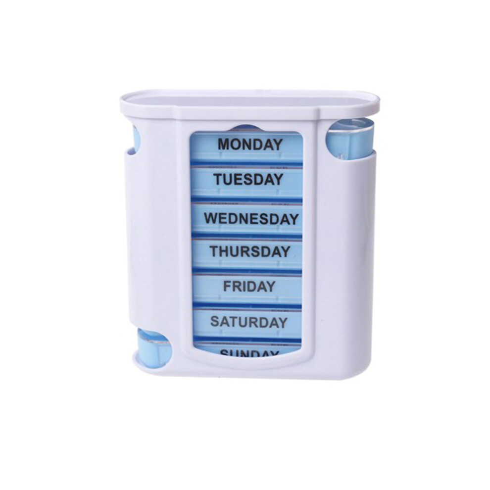 Portable Pill Box With Moisture-Proof Sealing Ensures Safe Supplement Storage, Food Grade Pp Plastic28-Compartment Pill Container Offers Convenience 9425574282767