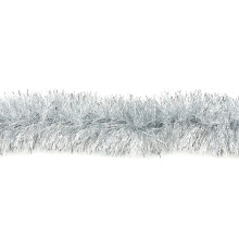Reusable Tinsel Decor For Holiday Decorations, Bright Metallic Tinsel Garland7230Cm Silvery Extra Sparkle Festive Garland, Versatile Holiday Trim