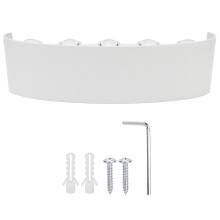 Lampă de perete modernă din aliaj de aluminiu, lumină de perete ceramică reglabilă cu becuri LED eficiente energetic, potrivită pentru locații