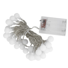 Glob luminos cu ghirlande luminoase cu baterii, decor impermeabil pentru interior și exterior, creează o oază de lumină caldă cu 40 de lumini