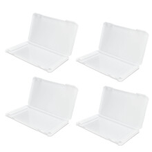 Travel Mask Holder, Dustproof Mask Container - Reusable Mask Organizer with Plastic Material for Portable Mask Storage, Foldable Design for Home