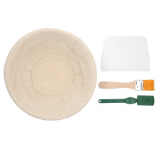 Artisan Bread Proofing Basket, Unbleached Rattan Sourdough Basket, Natural Rattan Banneton Baskets, Bread Dough Rising Bowl, Bread Making & Baking Set