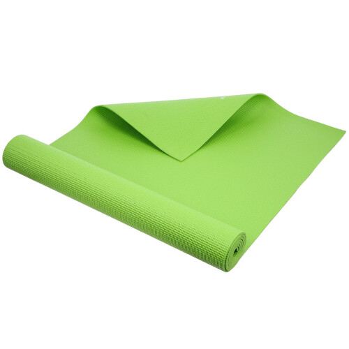 Green Yoga Mat, Non-Slip, Eco-Friendly, 6mm Thick 2